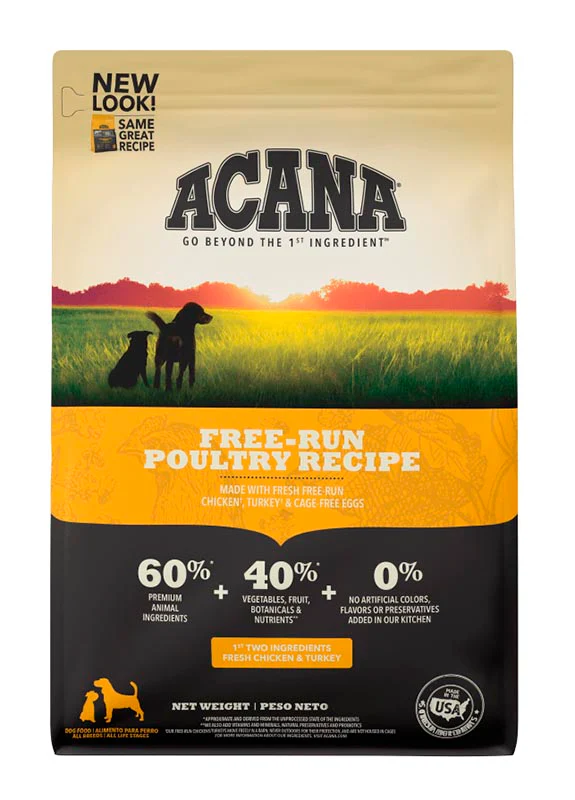 Comida Para Perro Acana Free Run Poultry X 2.04 Kg