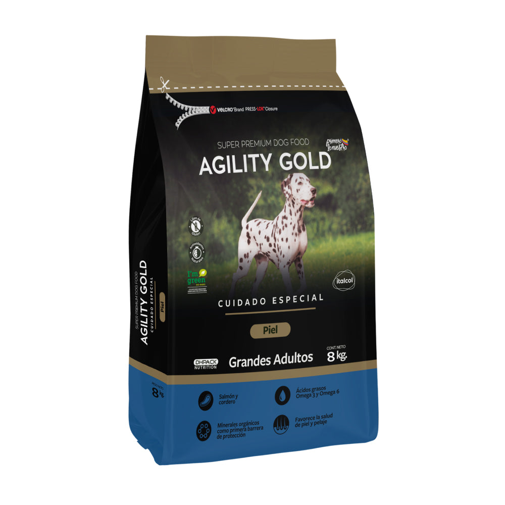 Comida Perro Agility Gold Adulto Razas Grandes Piel - Image 2