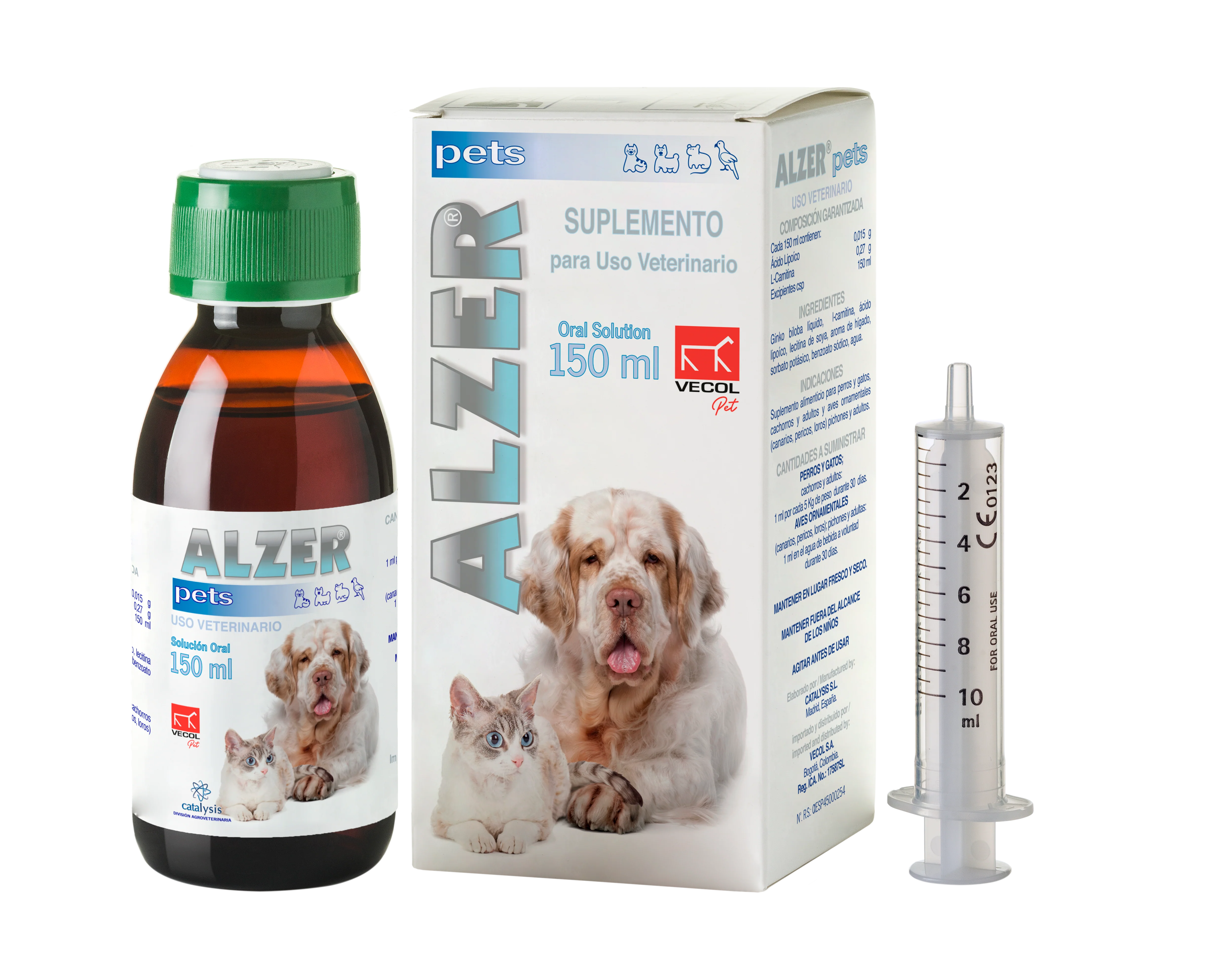 Medicamento Perro Y Gato Alzer (Alzheimer) Oral Fco
