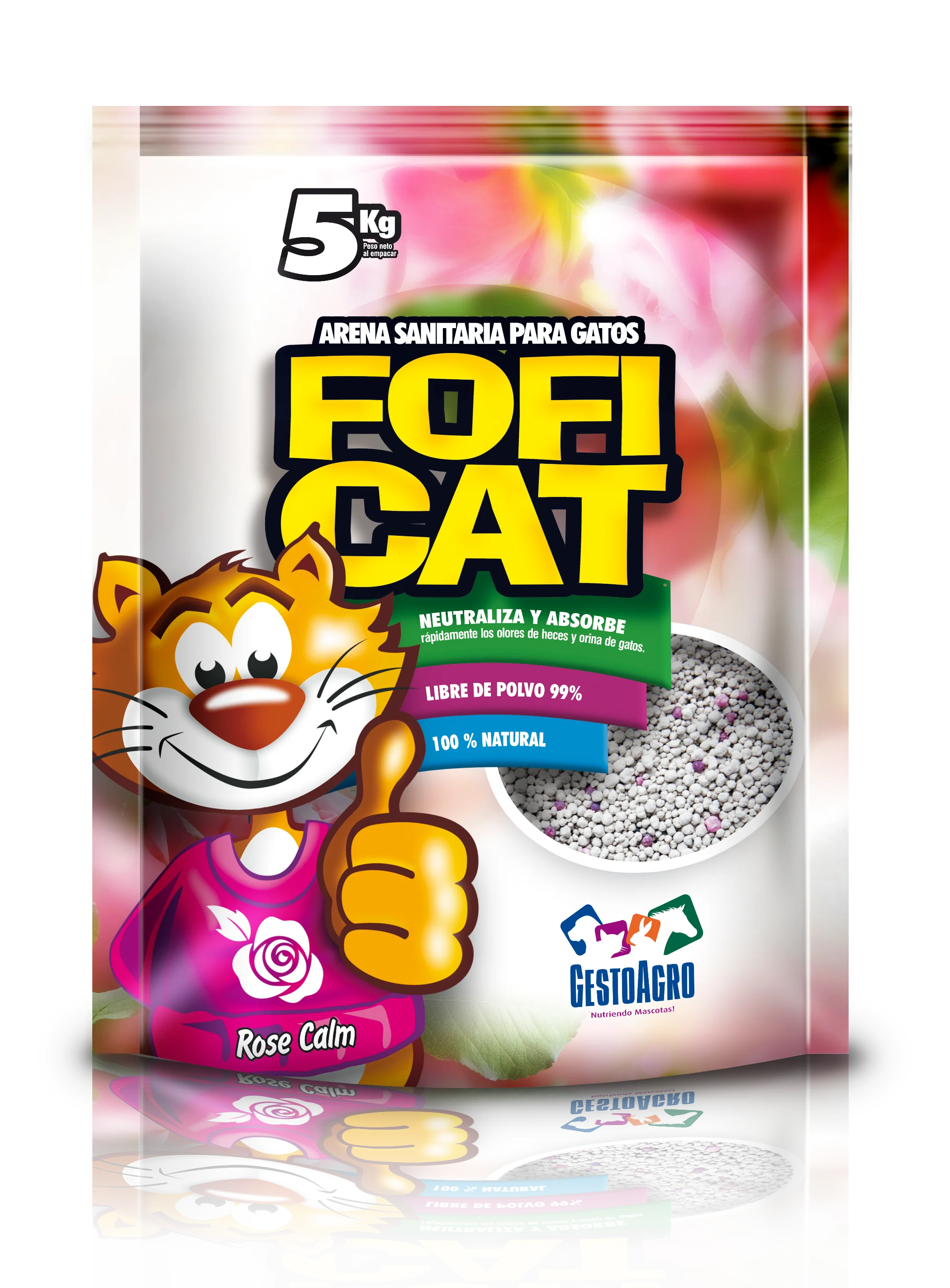 Arena Fofi Cat Rose 5Kg
