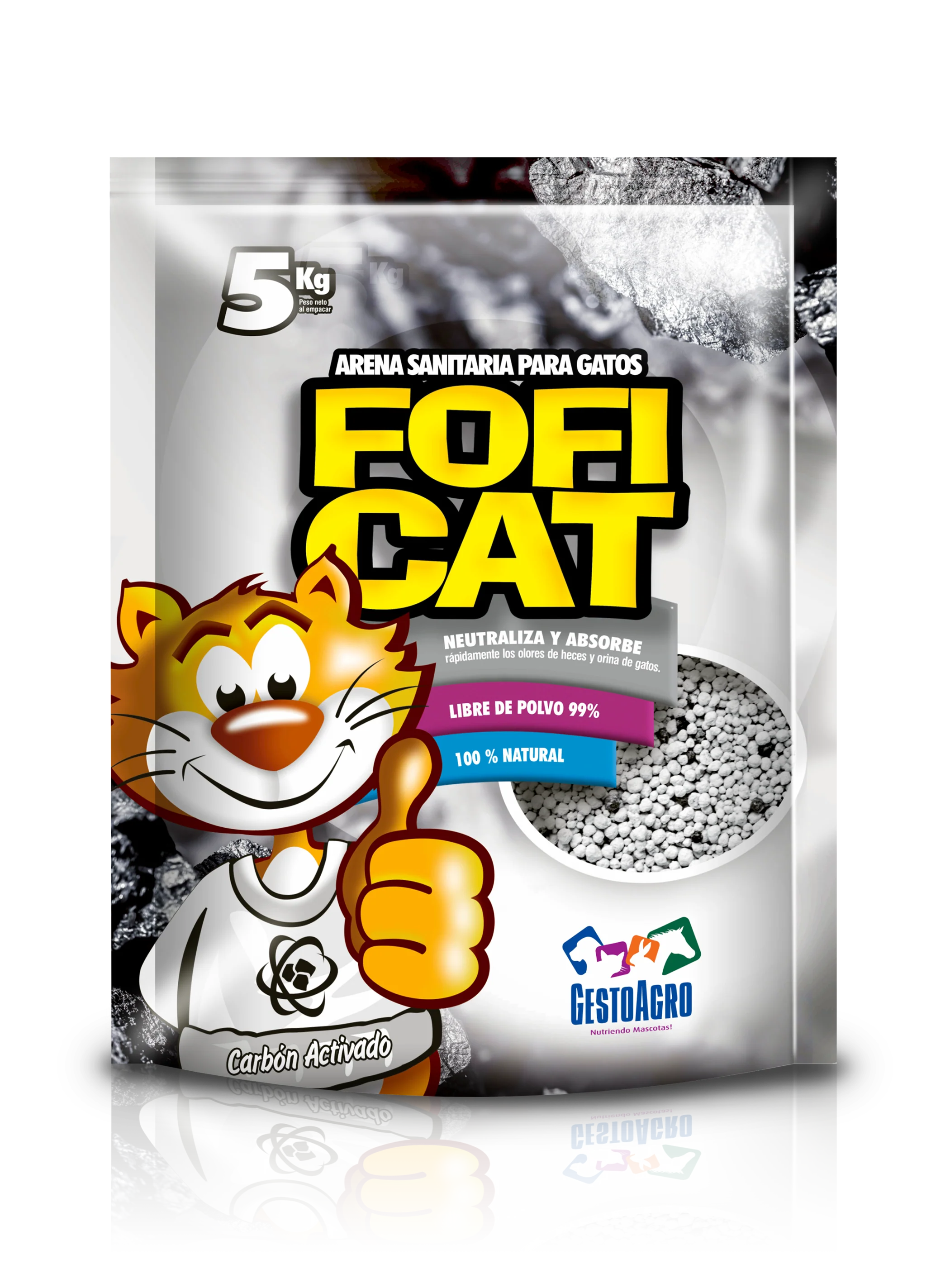 Arena Foficat Carbón Activado 5 Kg