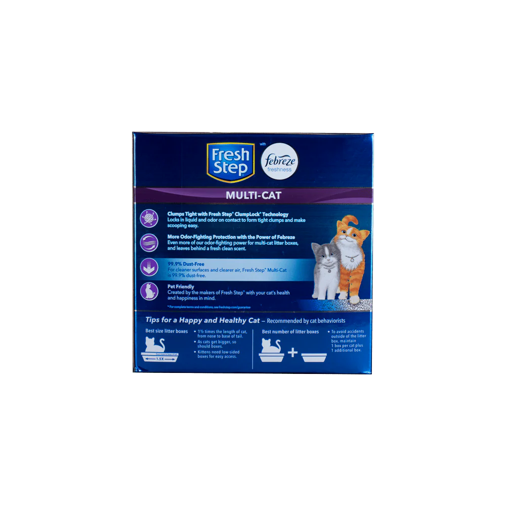 Arena para gato Fresh Step Cat Aglomerante con Febreze - Image 2