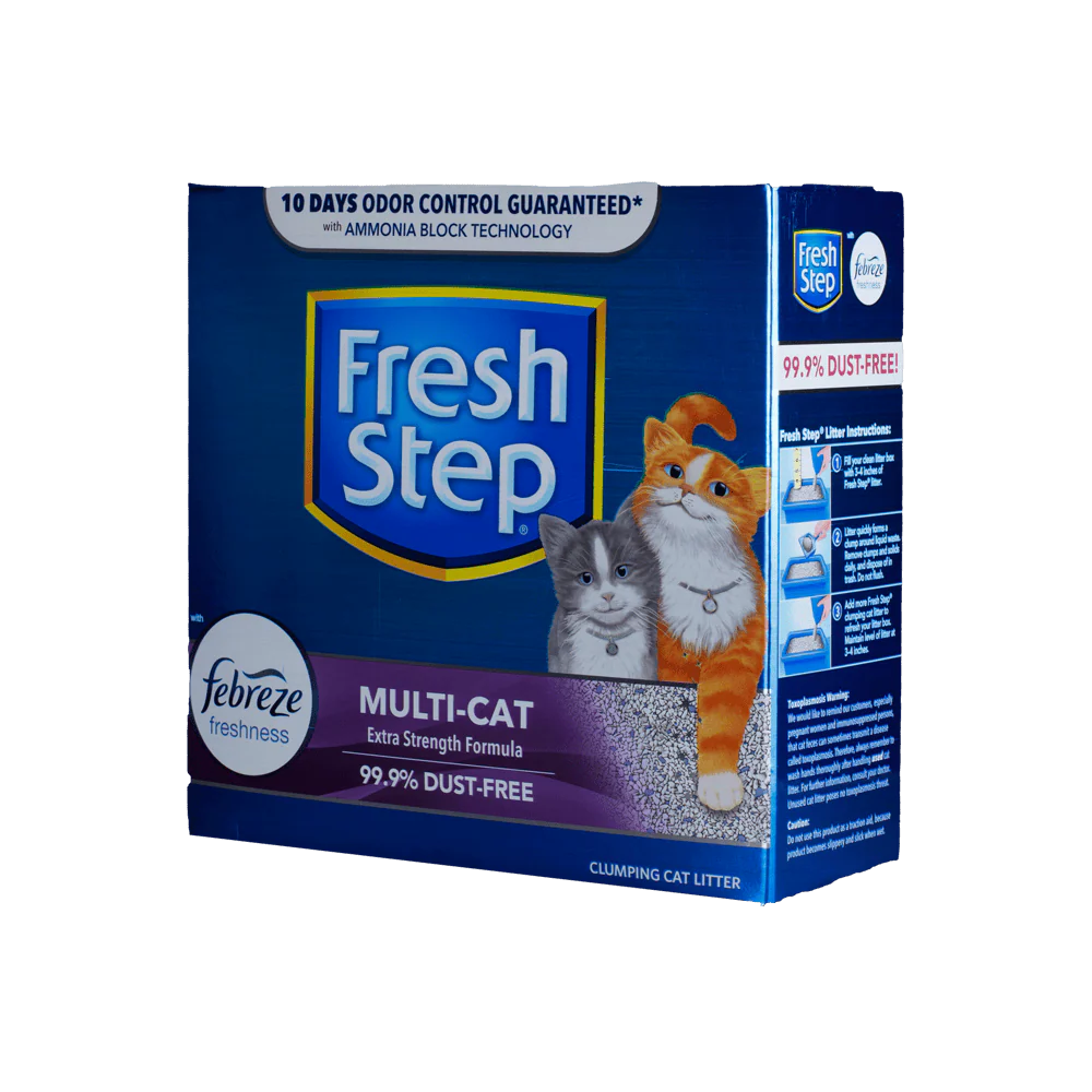 Arena para gato Fresh Step Cat Aglomerante con Febreze - Image 3