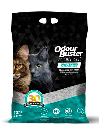 Arena para gato Odour Buster Multi-Cat 12 kg