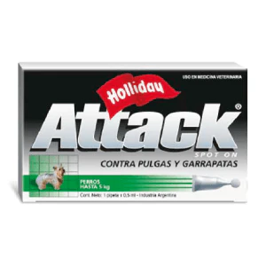Antipulgas Y Garrapatas Perro Attack De 0 A 5 Kilos