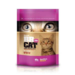 Snack Para Gato Br For Cat Equilibrio Omega 3 Y 6 60 G