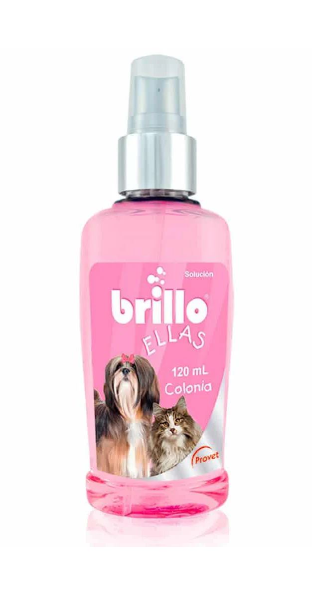 Colonia Para Perro Y Gato Brillo Ellas Spray X 120 Ml