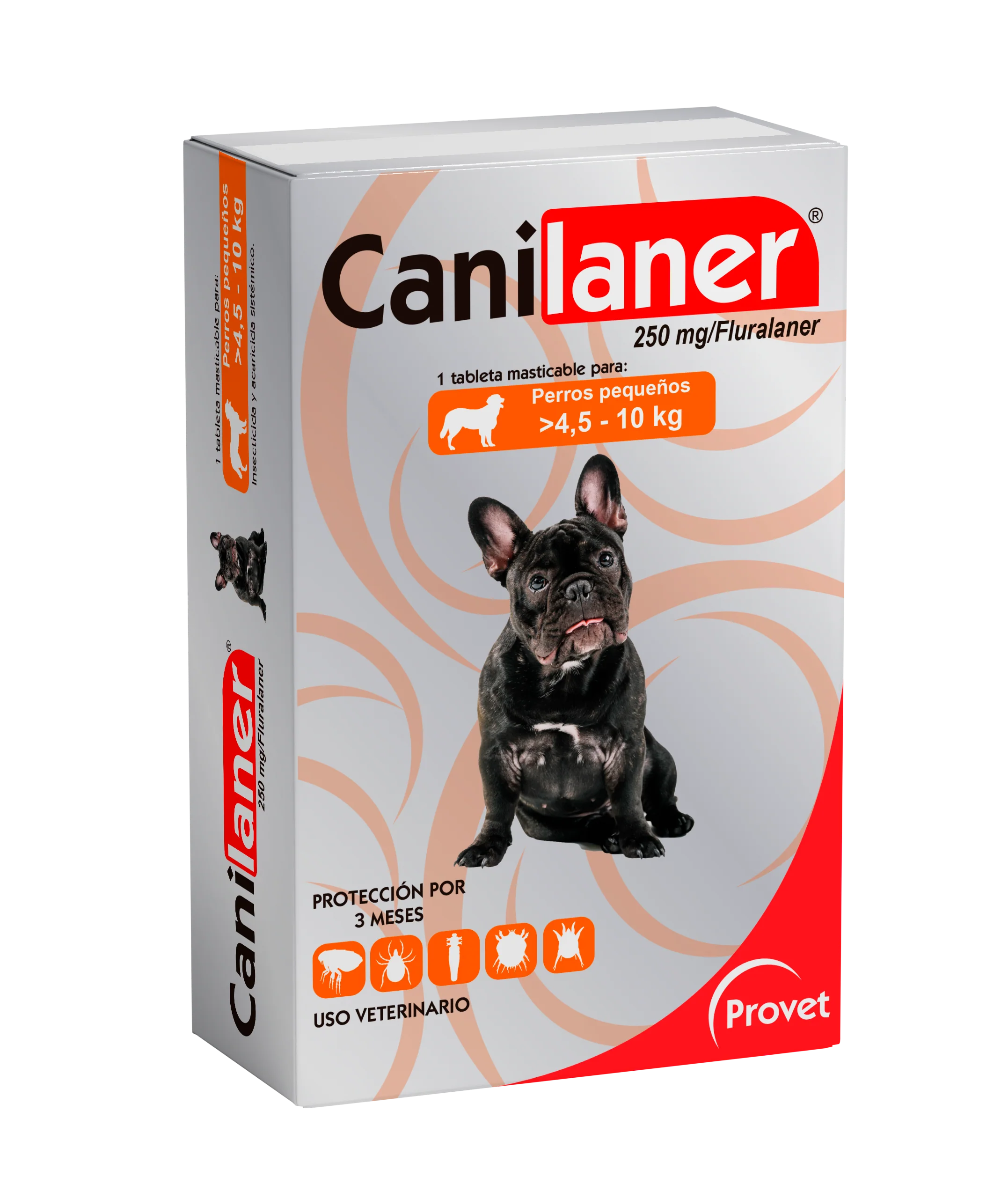 Canilaner X 1 Tableta 250Mg (>4,5 -10Kg)