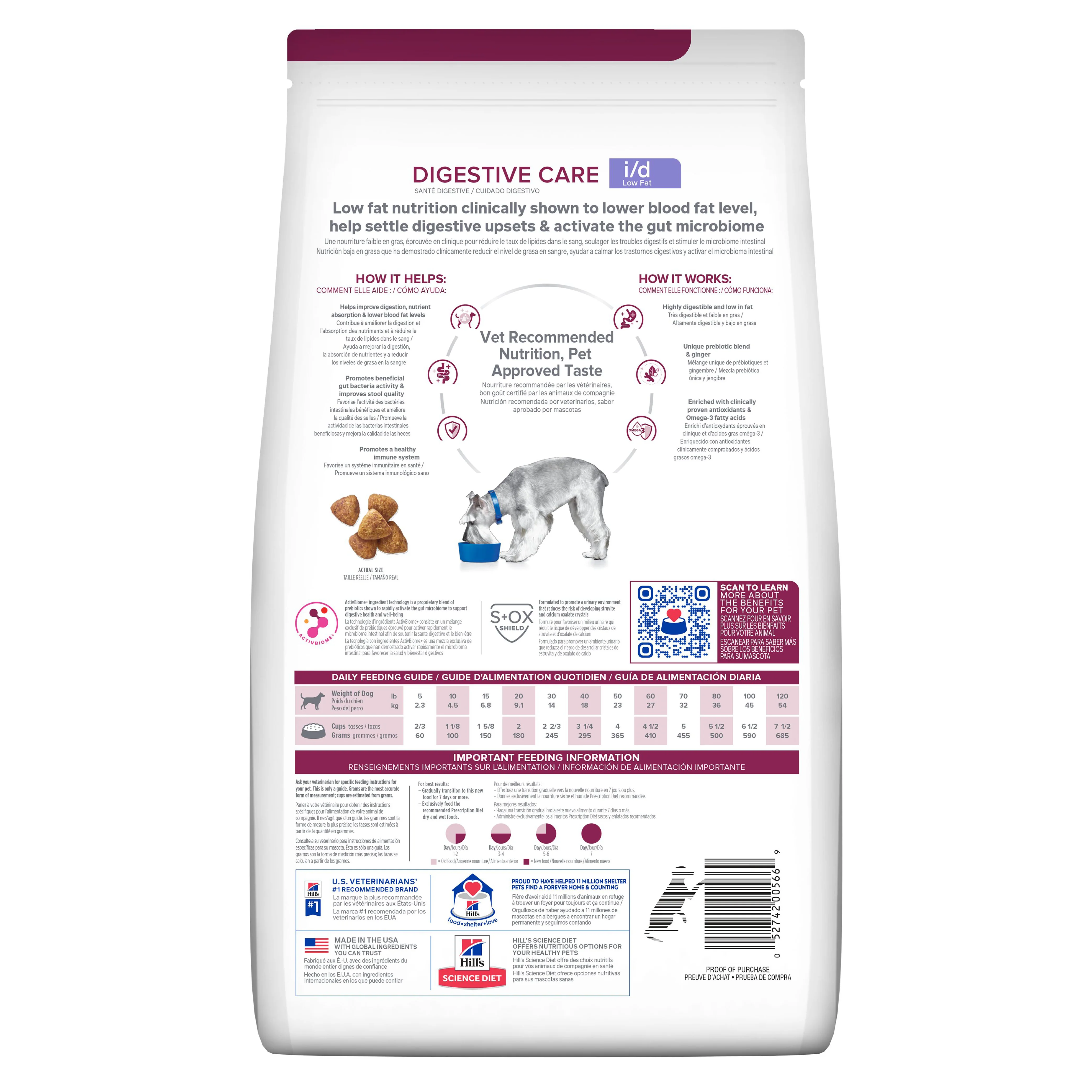 Comida para Perro Hills Low Fat i/d 8,5 Lbs - Image 2