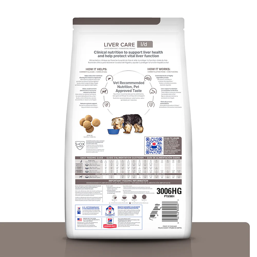 Comida para perro Hills Prescription Liver Care l/d - Image 2