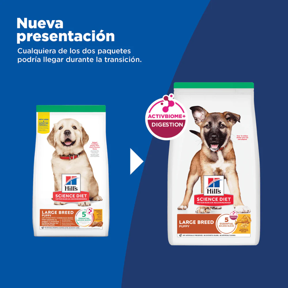 Hill's Science Diet puppy comida perro cachorro razas