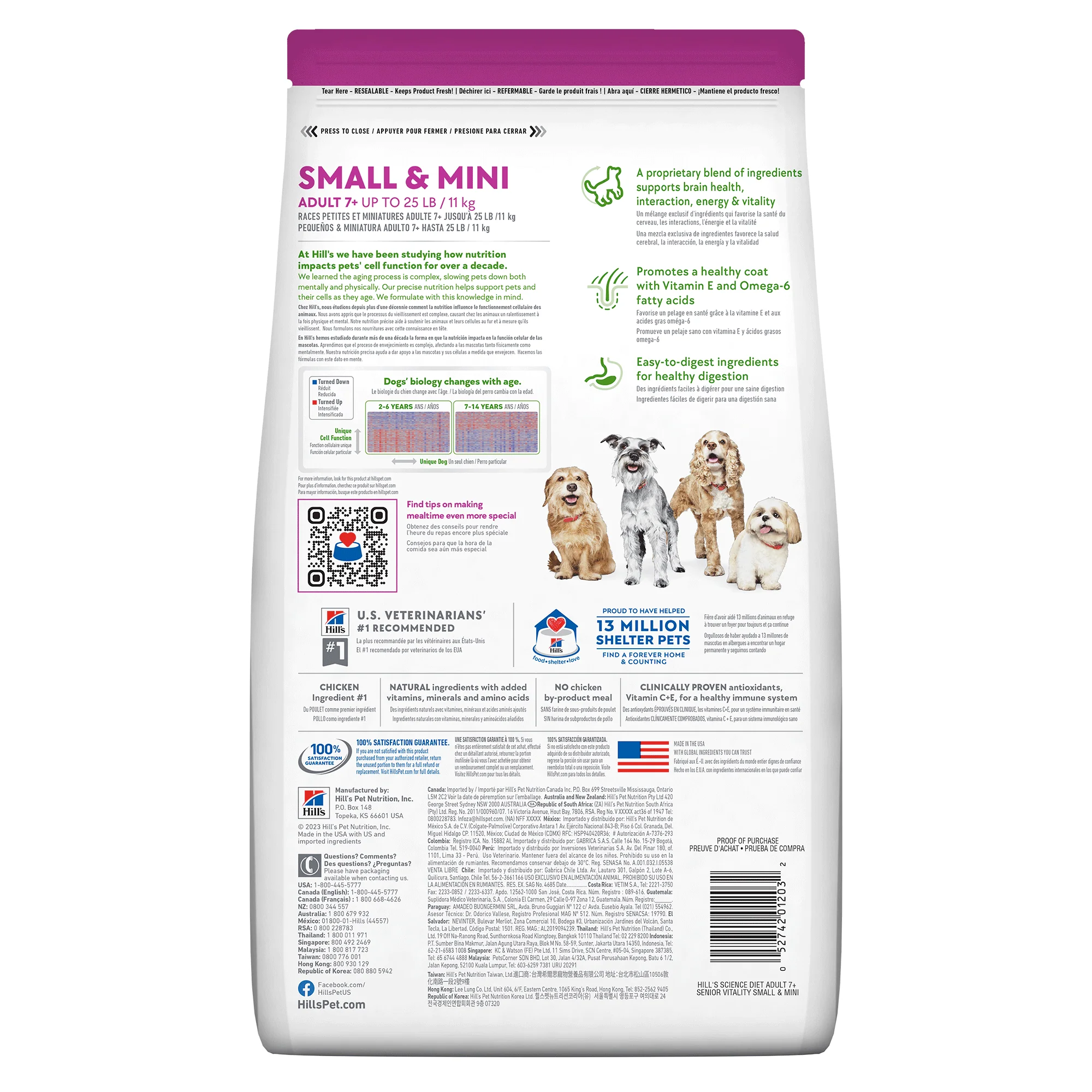 Comida perro Hills Senior Vitality Adulto 7+ Razas - Image 2