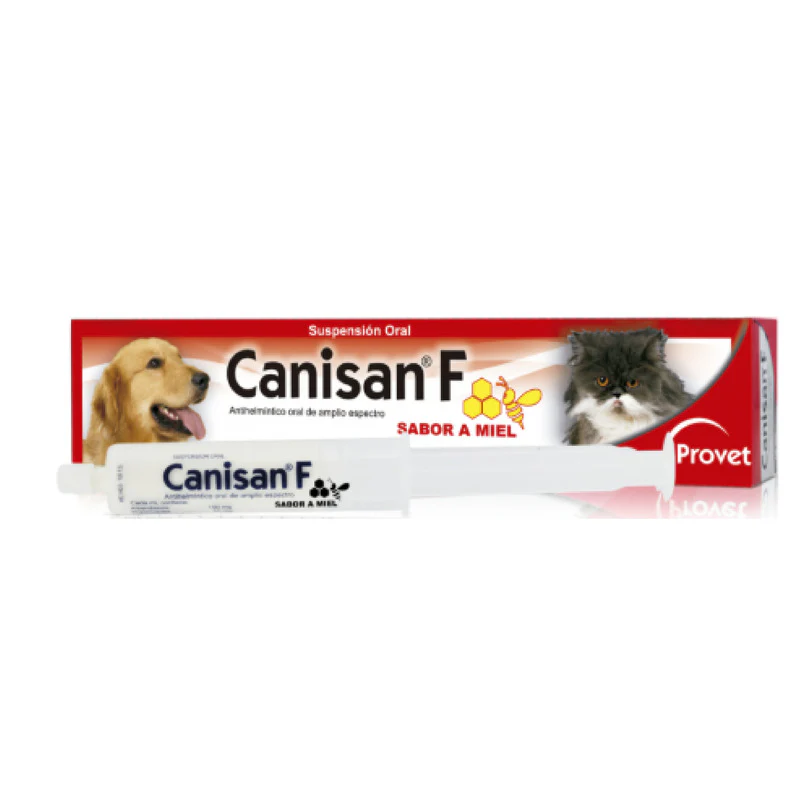 Canisan F Antihelmíntico para perros y gatos  jeringa - Image 2
