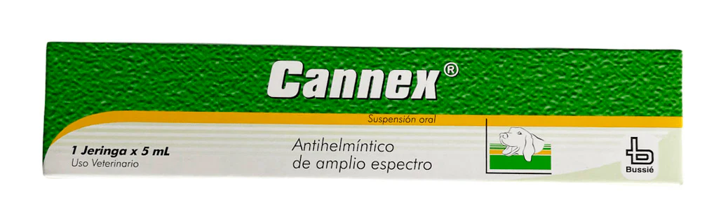 Desparasitante Para Perro Cannex Oral Jeringa X 5 Ml