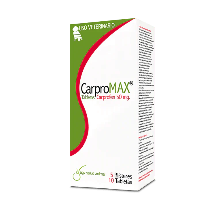 Carpromax 50 Mg Blister X 10 Tabletas