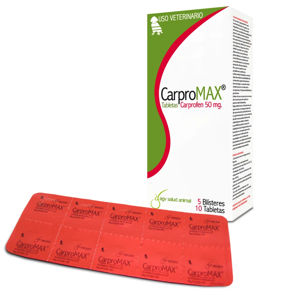 Carpromax 50 Mg Sobre X 10 Tab
