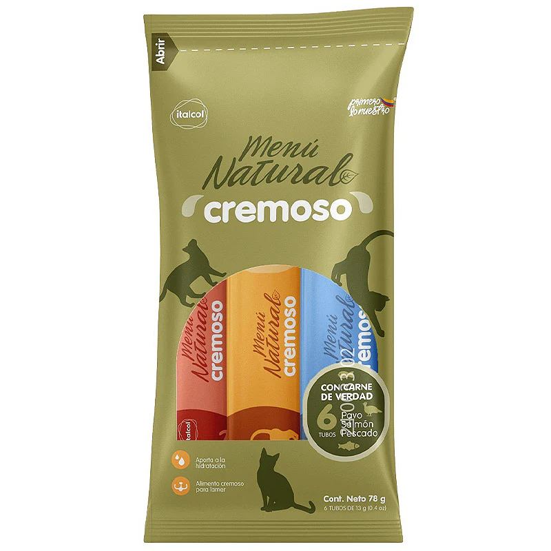 Chunky Cat Cremoso Menu Natural X 6 Und