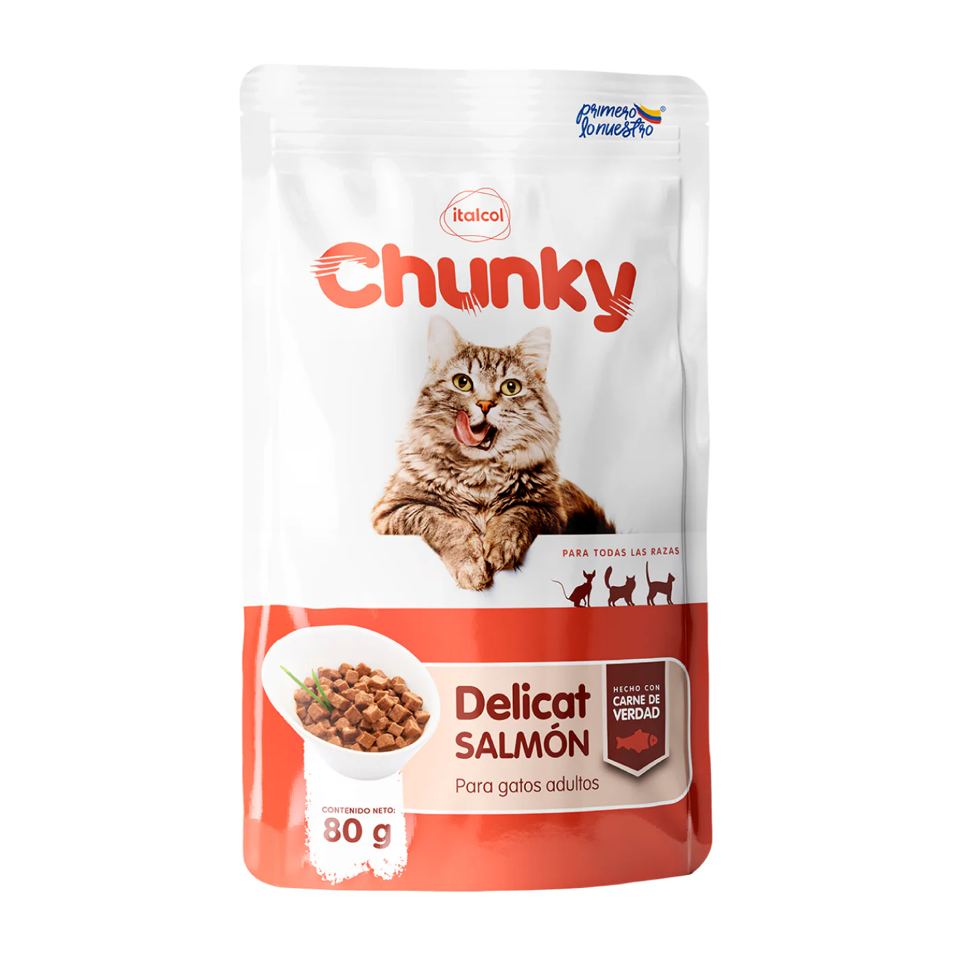 Chunky Pouch Delicat Salmon X 80g