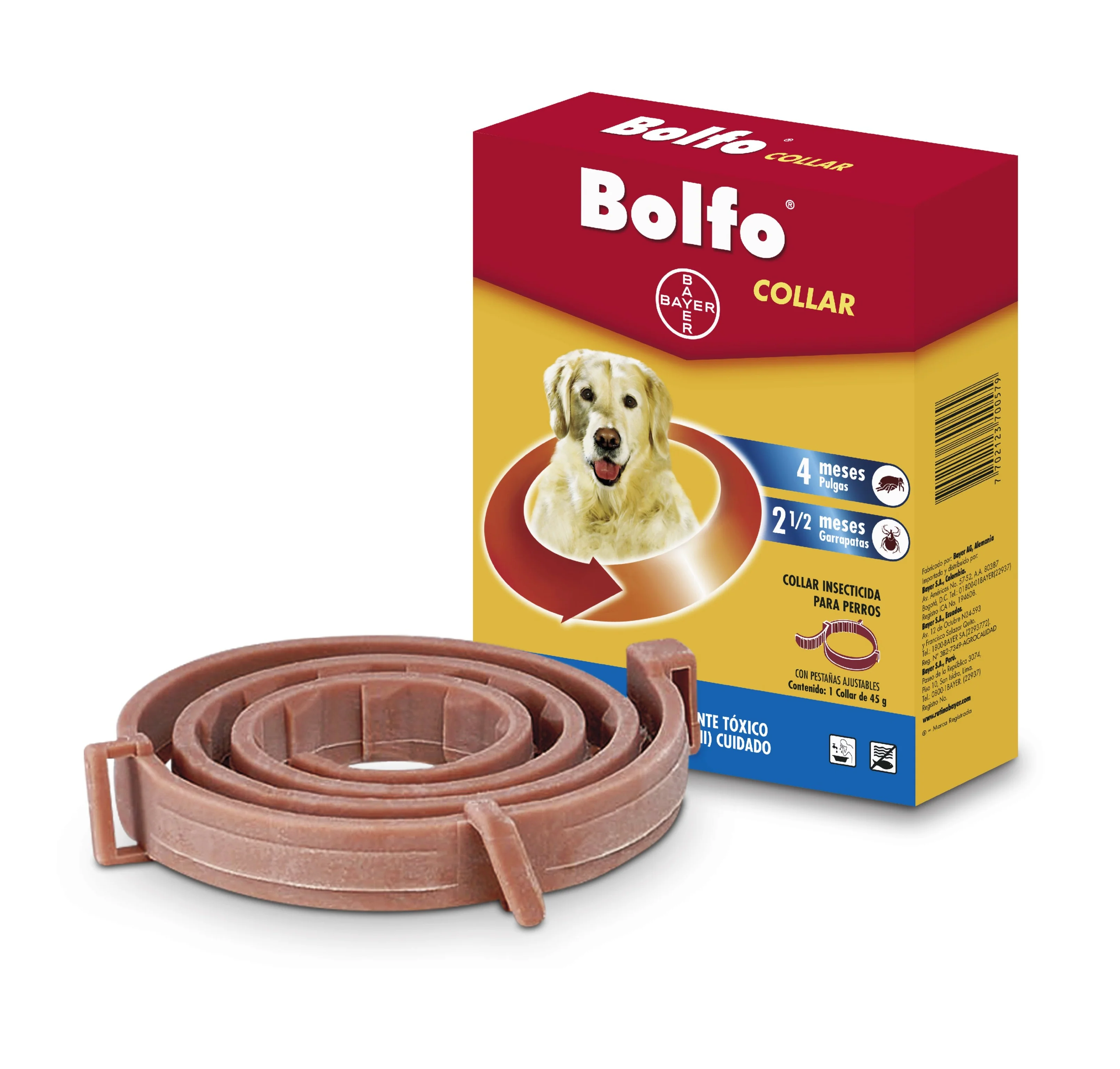 Antipulgas Y Garrapatas Perro Collar Insecticida Bolfo