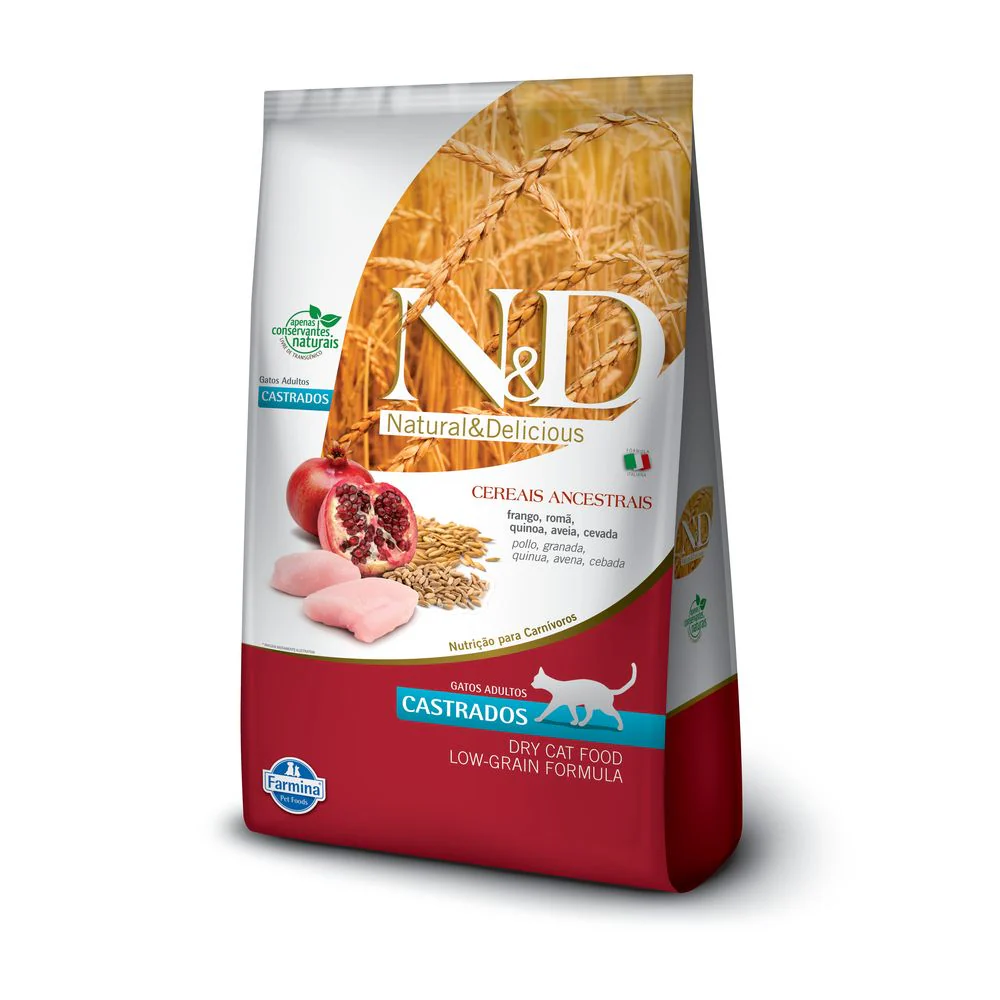 Comida Para Gato N&D Ancestral Feline Pollo Castrado 1.5 Kg