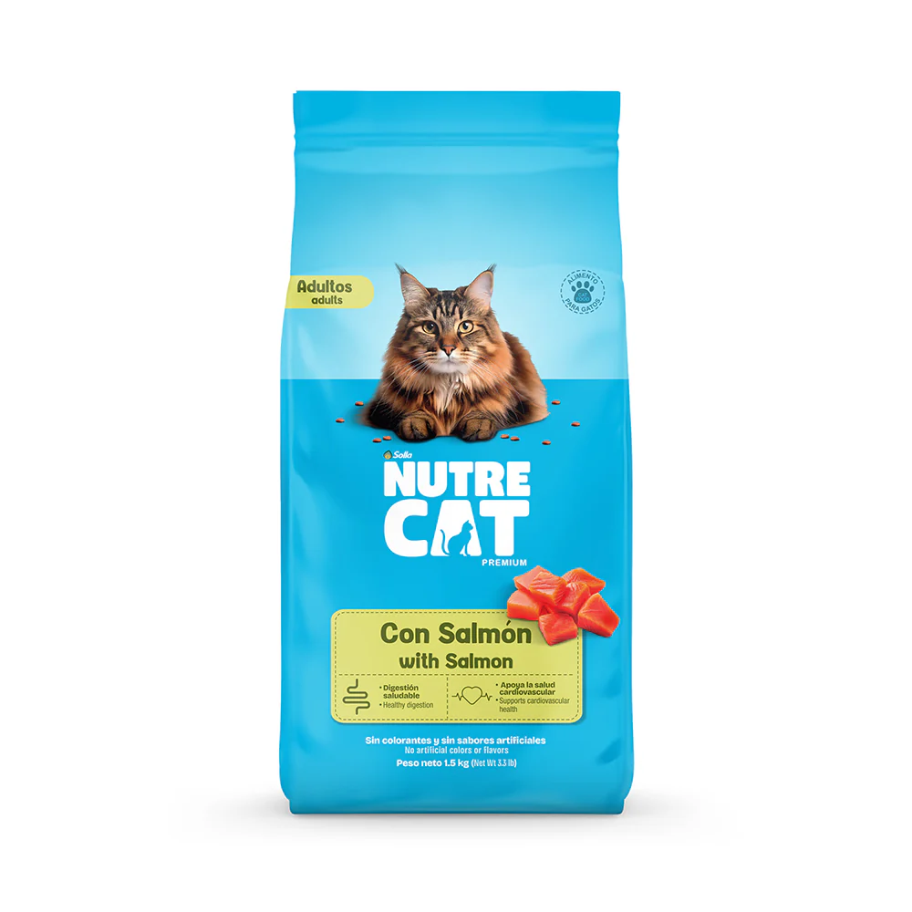 Comida Para Gato Nutrecat Adulto Salmón - Image 2