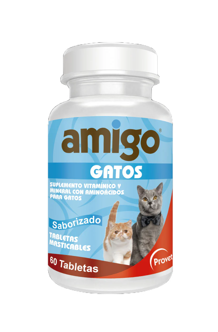Medicamento Para Gato Amigo Frasco X 60 Tabletas