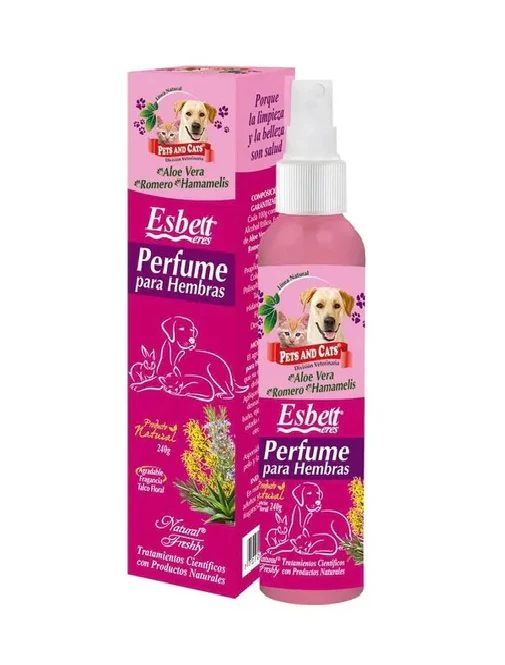 Perfume Para Perro Hembra Esbelt X 240 Ml