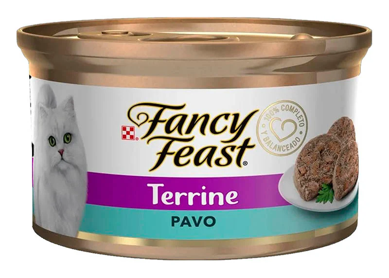Comida Húmeda Para Gato Fancy Feast Terrine Pavo 85g
