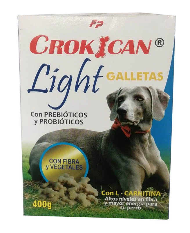 Snack Para Perro Crokican Galletas Light X 400G