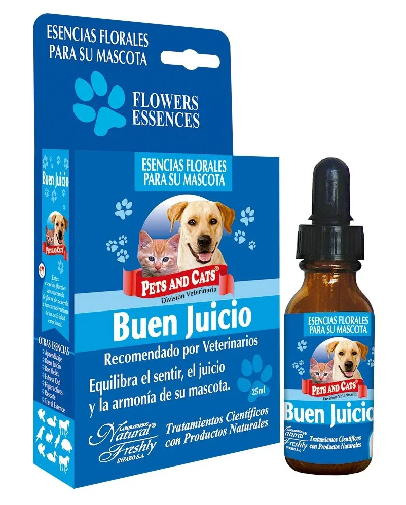 Esencia Para Perro Y Gato Buen Juicio X 25 Ml