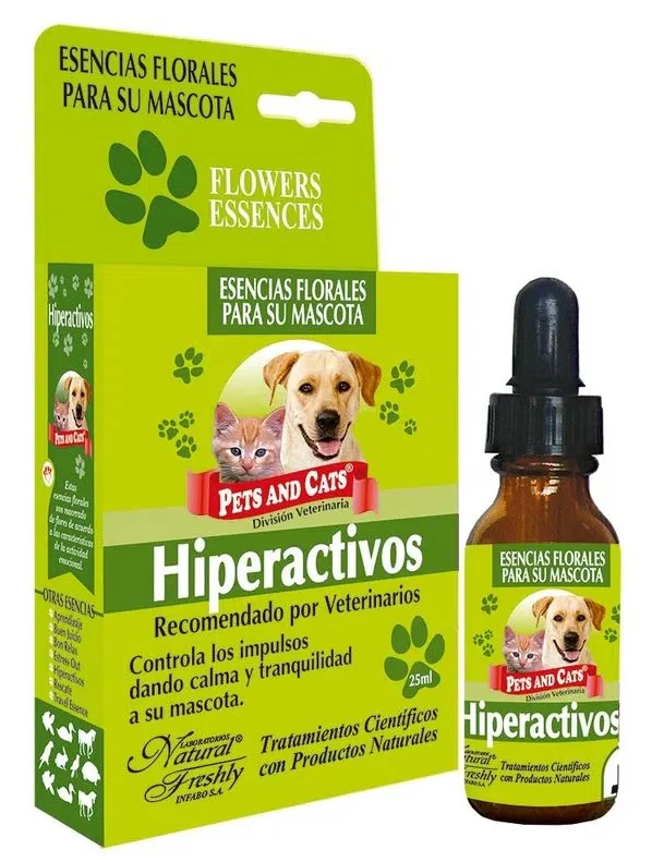 Esencia Para Perro Y Gato Hiperactivos X 25 Ml