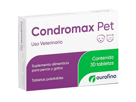 Medicamento Perro Y Gato Condromax Pet Oral Caja X 30 Tab