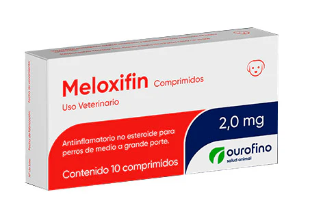 Medicamento Perro Meloxifin 2.0 Mg Oral Caja X 10 Tab