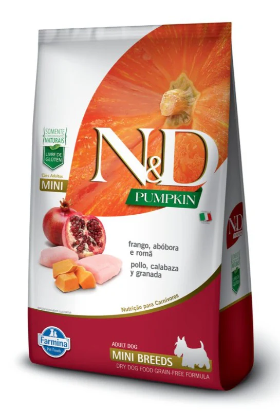 Comida Para Perro N&D Pumpkin Canine Adult Pollo Mini 2.5Kg