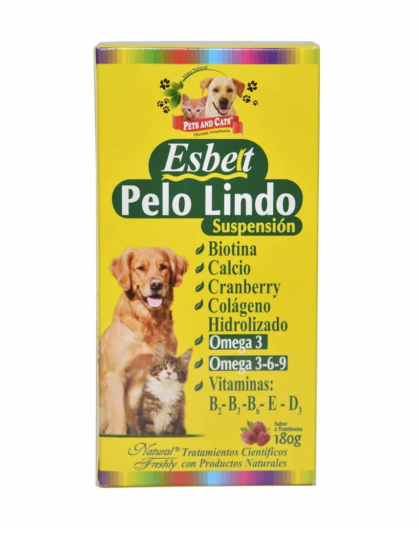 Medicamento Perro Pelo Lindo Suspension Fco X 180 Ml