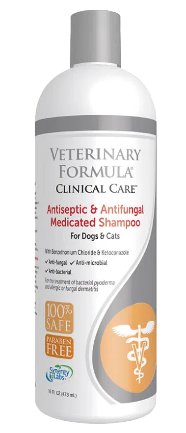 Shampoo Medicado Perros Y Gatos Antiseptic 16 Oz (473 Ml)