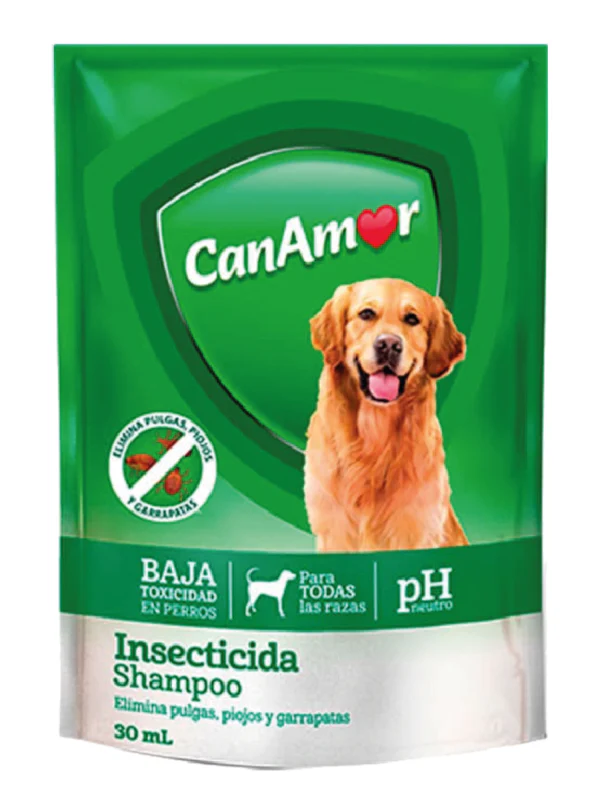 Shampoo Para Perro Insecticida Canamor Sobre X 30 Ml