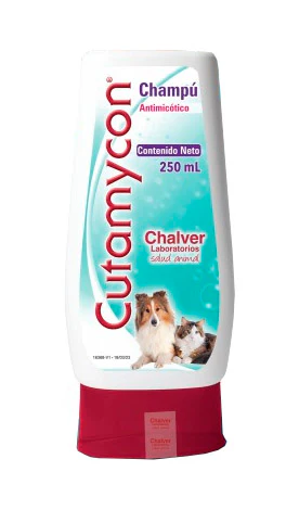 Champu Perro Y Gato Cutamycon Antimicotico Fco X 250 Ml