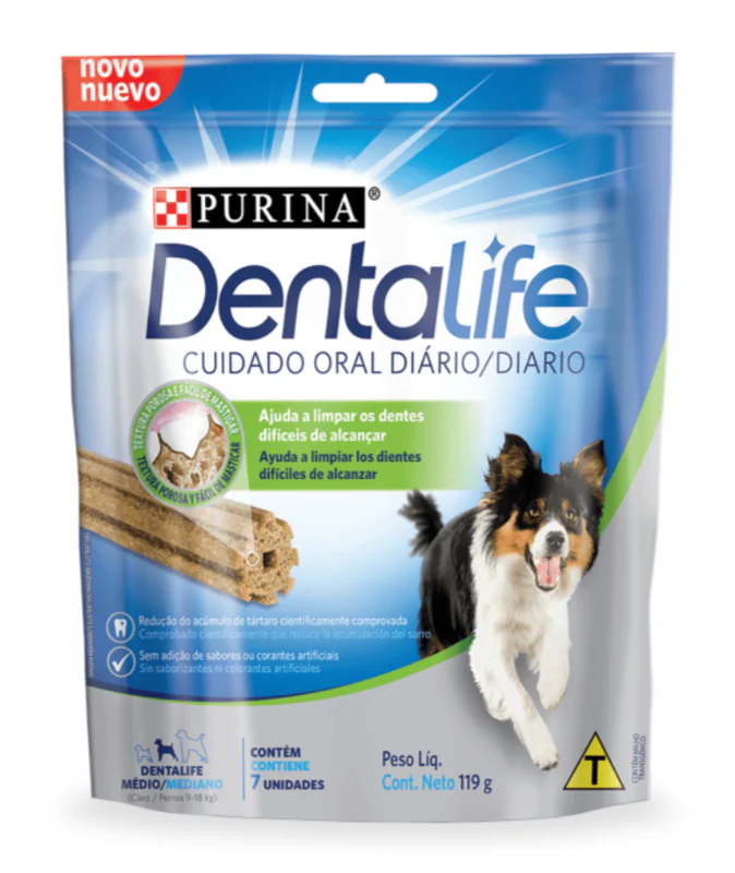 Snack Para Perro Dentalife Dog Raza Mediana Treat 119g