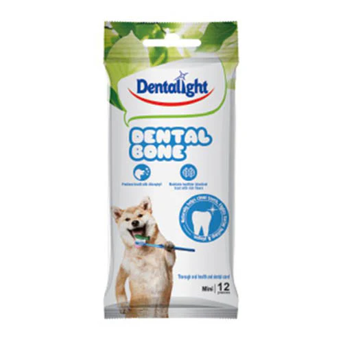 Snack Para Perro Dentalight Bone 12 Uds X 2.5"