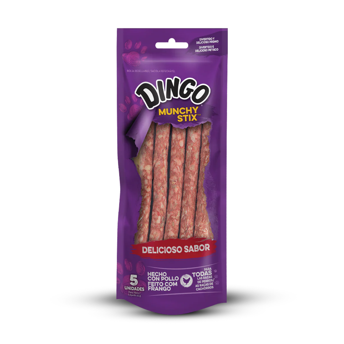 Dingo Munchy Stix X 5 Und