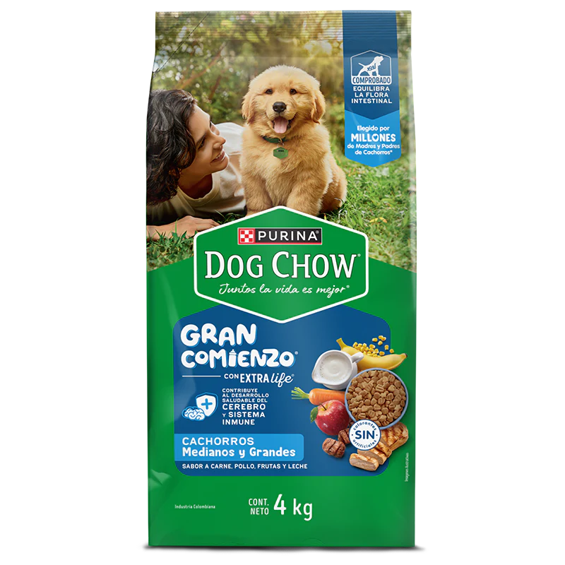Comida Para Perro Dog Chow Cachorro Raza Mediana Grande - Image 2