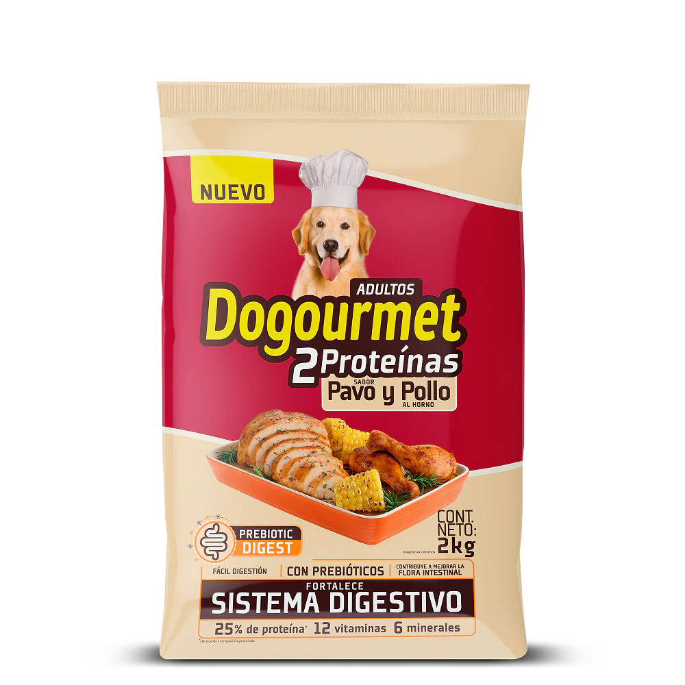 Comida Para Perro Dogourmet Pavo Y Pollo Adultos 2Kg