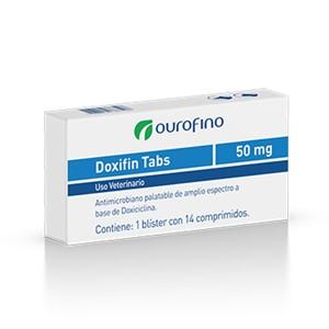 Medicamento  Perro y Gato Doxfin 50 Mg Caja X 14 Tab