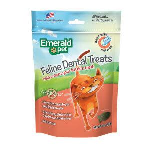Snack Para Gato Emerald Pet Cat Dental Salmon 3 Oz