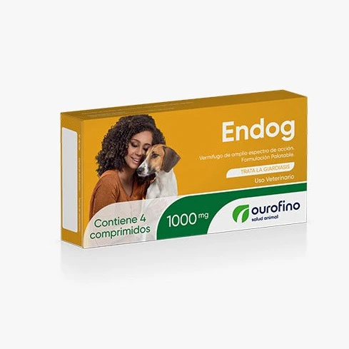 Desparasitante Perro Endog 1000 Mg Caja X 4 Tab