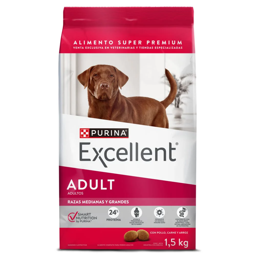 Comida Para Perro Excellent Adult Razas Medianas