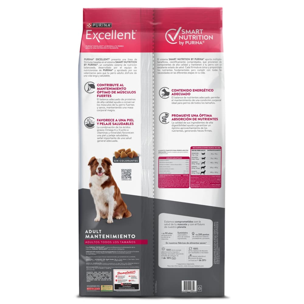 Comida Para Perro Excellent Adult Mantenimiento Formula - Image 2