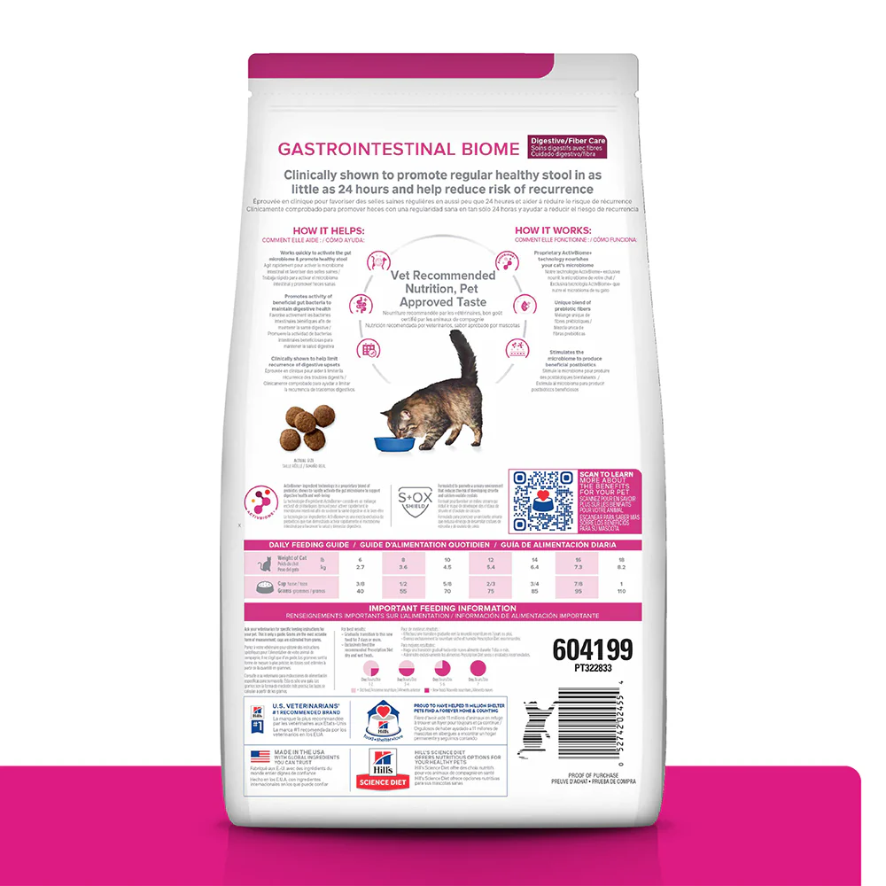 Comida para gato Hills Gastro Biome 4Lbs - Image 3