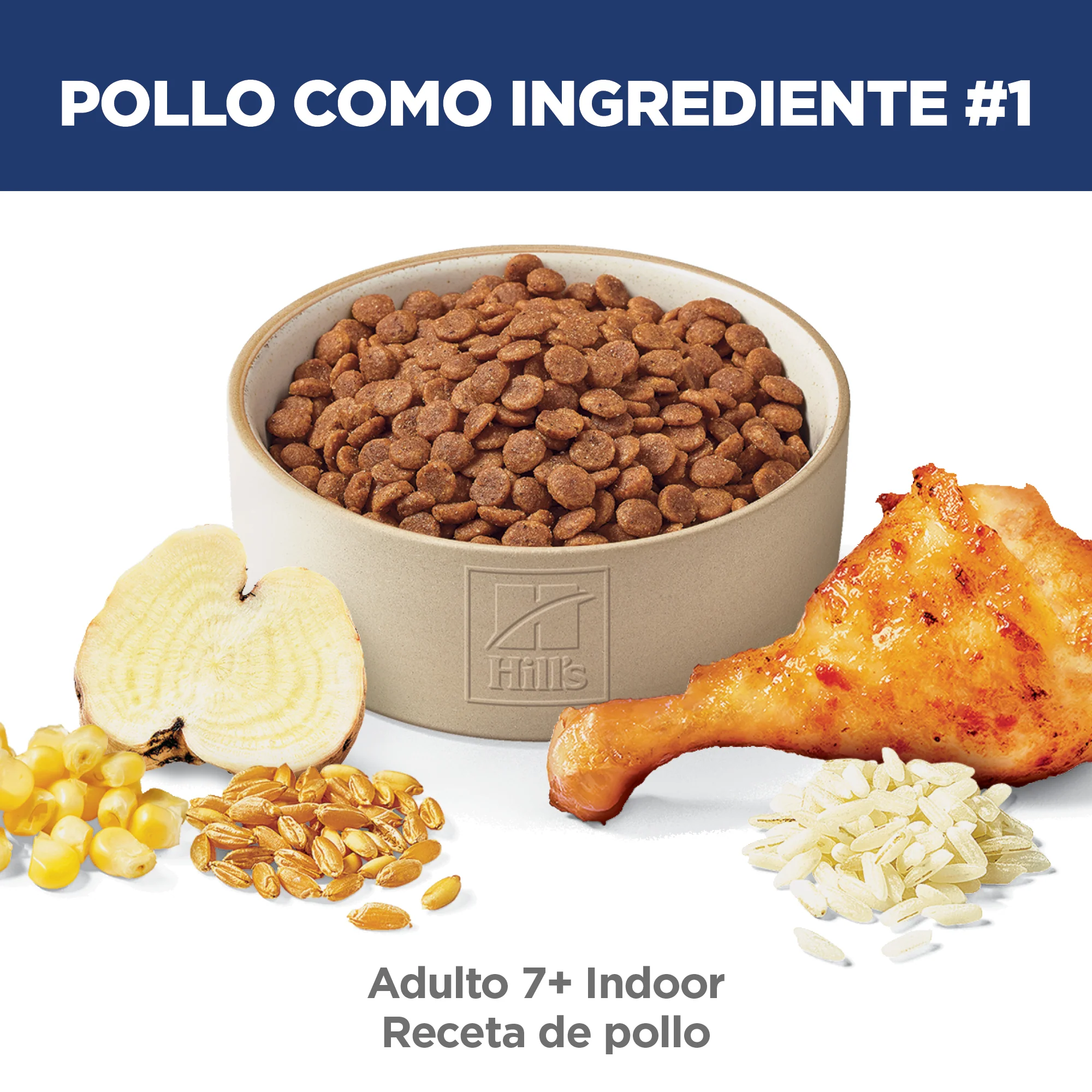 Comida para gato Hills Adultos 11+ Indoor 3.5 Lbs - Image 3